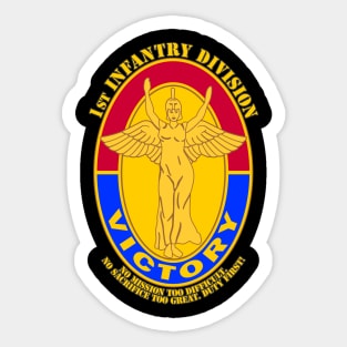 1st Infantry Division Sticker